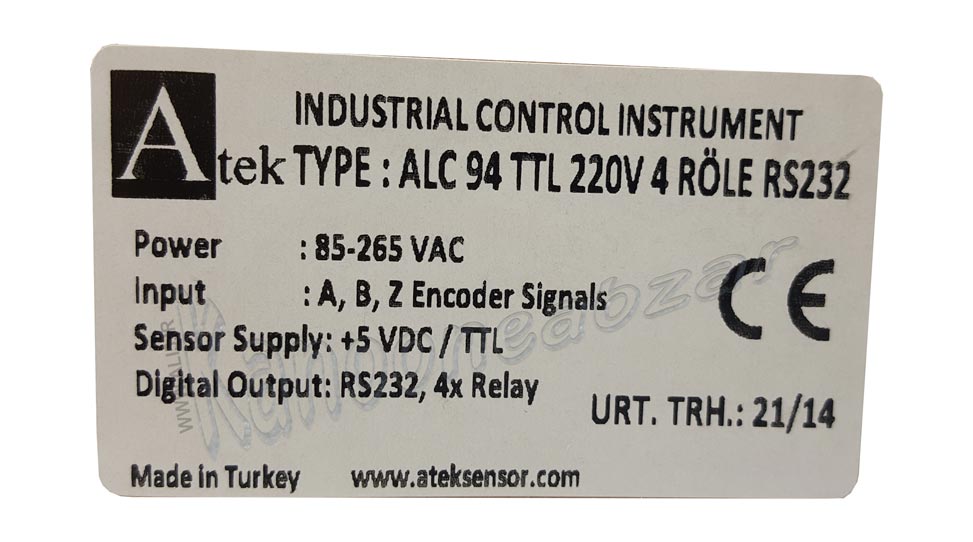 ALC 94 TTL 220V 4 ROLE RS232