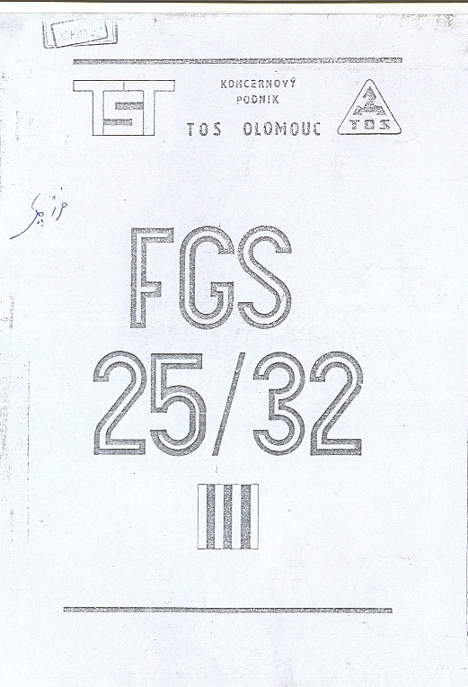  نقشه برقی فرز چک FGS 25-32