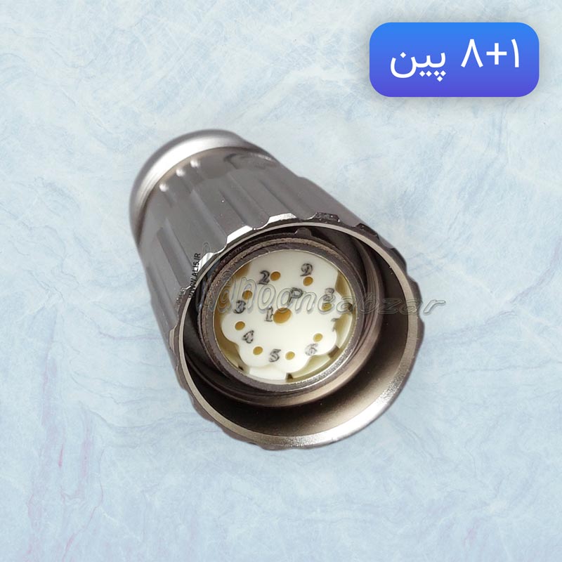 سوکت و کانکتور M23 (8+1 پین)